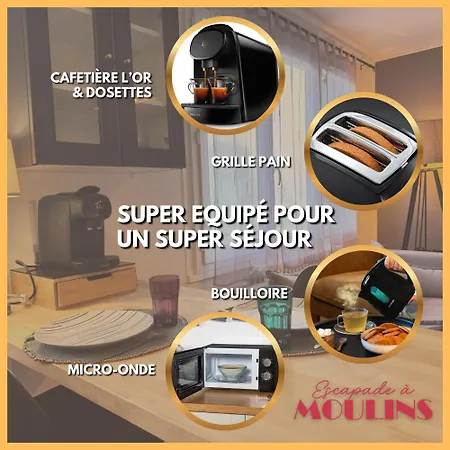 Escapade A Moulins, Spacieux Au Calme, & Parking Gratuit * Moulins (Allier)